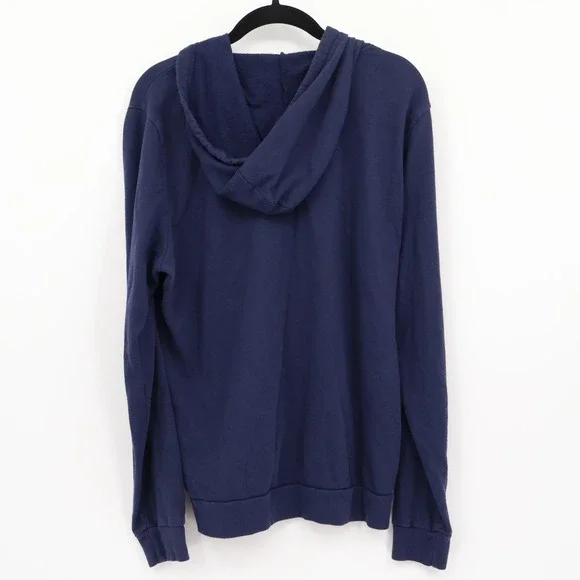 Marine Layer Afternoon Hoodie Mens M Navy Full Zip Classic Staple Casual Weekend - Picture 4 of 16